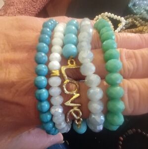 Gemstone Bracelet Stack